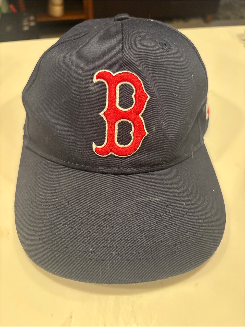 Boston Red Sox Navy Baseball Cap with Red Logo